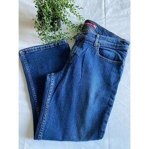 Womens Cropped Jeans Size 31 Stretch Denim Wash by Guess